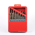 Twist Drill Bit HSS Twist Drill Bits Set Tin-Coated Straight Shank Factory